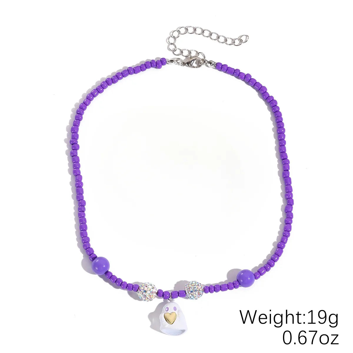 ハロウィンの小さなネックレス