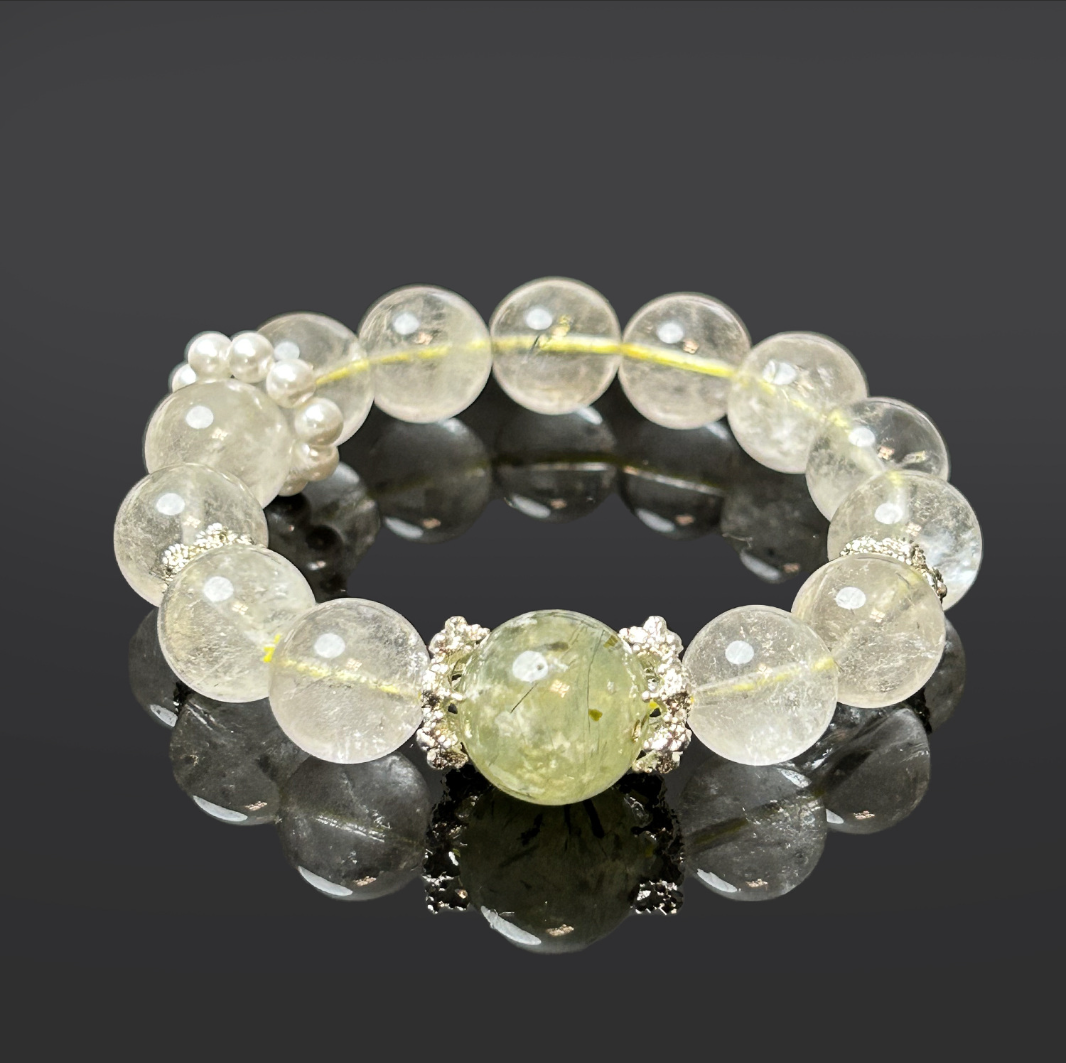 天然アメジストのブレスレット