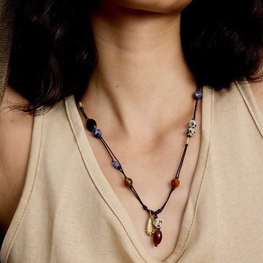 天然石ネックレス