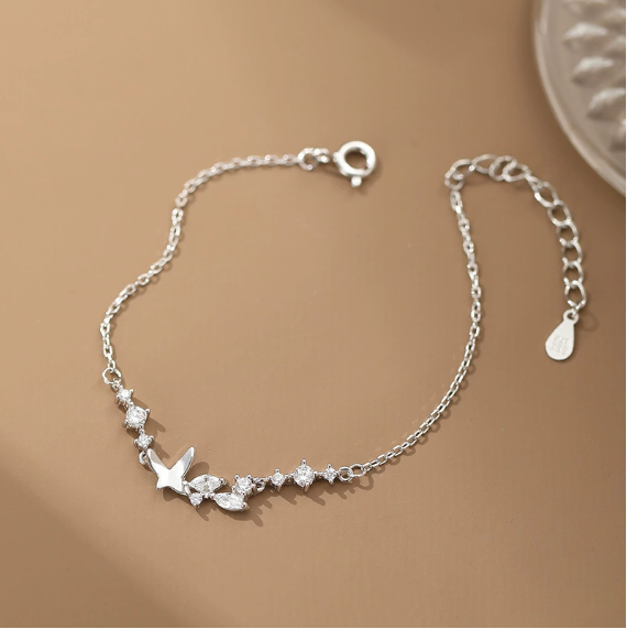 純銀蝶々 クオリティブレスレット