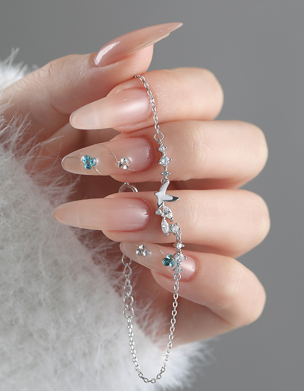 純銀蝶々 クオリティブレスレット