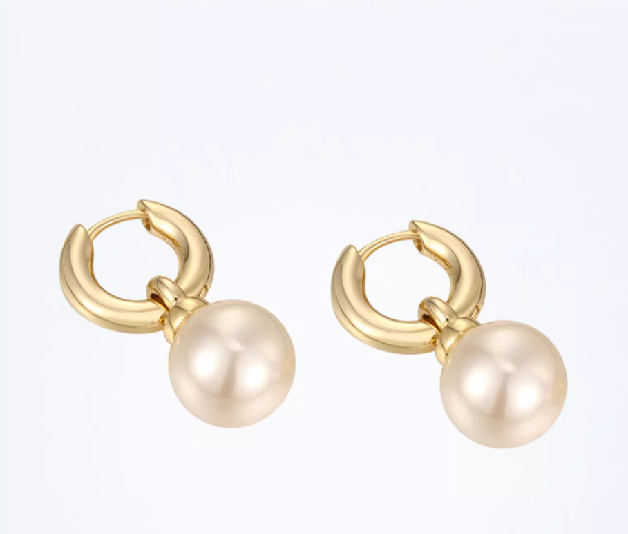 真珠イヤリング