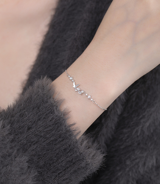 純銀蝶々 クオリティブレスレット